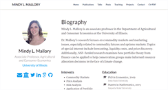 Desktop Screenshot of mindymallory.com